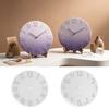 Big Arabic Number Silicone Clock Molds For Handmade Wall/Desk Clock And Gypsum Decoration Epoxy Resin Craft Project