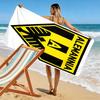 Alemannia Glory Print Beach Towel, Large Soft Quick Dry Towel for Beach Camping Swimming