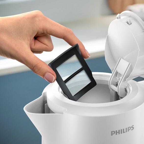 PHILIPS HD9411/00 Series 3000 Cordless Kettle, White
