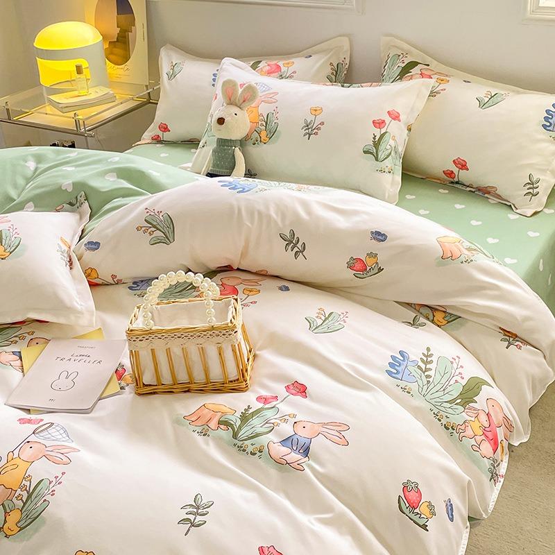 3/4Pcs/Set Warm Duvet Covers Suitable For Various In Autumn Winter Spring Soft Bedding Covers Suitable For All Seasons Bed Sack