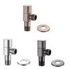 Wasserabsperrventile Messing 1/2 Zoll Winkelabsperrventile Sanitärfitting für Heiß-/Kaltwassersysteme Einfach zu installieren