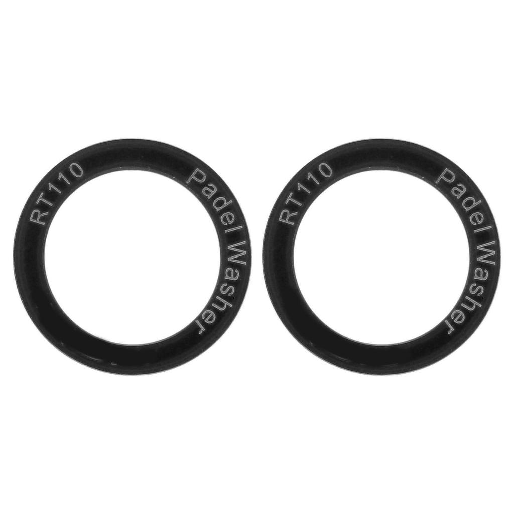 2Pcs Extended Bike Pedal Washers Titanium Alloy Waterproof Rustproof Less Friction Remove Noise
