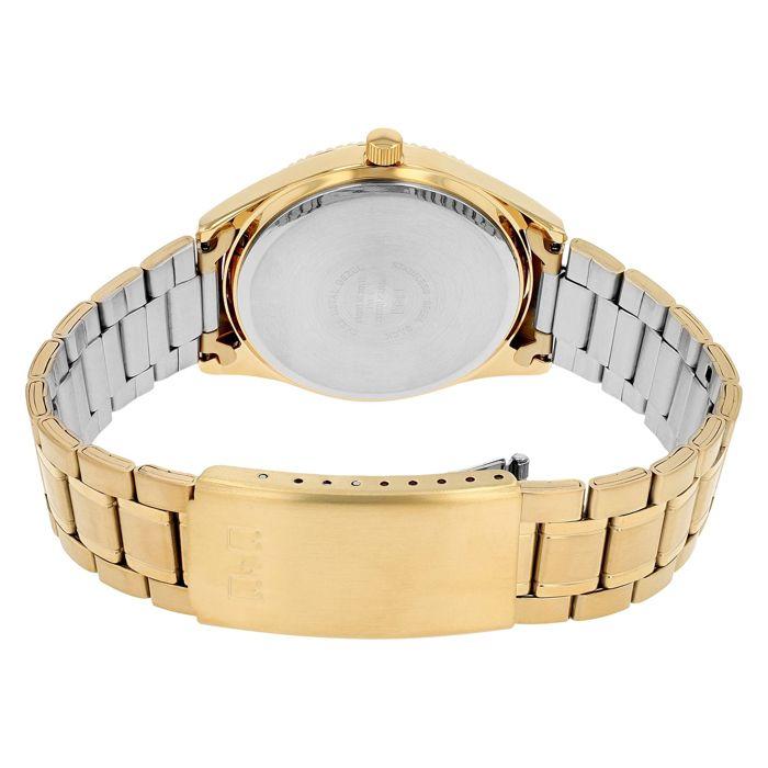 Montre - Q&Q - Quartz 40 mm - Doré acier inoxydable - Étanchéité 5 ATM