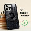 Cool Art Bitcoin Digital  Phone Case For iPhone 17,16,15,14,13,12,Plus,Pro,Max for Magsafe Magnetic Wireless Charging