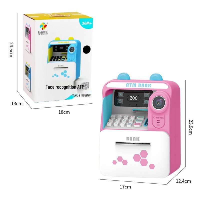 Kids' ATM Piggy Bank with Face Recognition and Automatic Coin Deposit