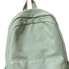 Solid Color Backpack Cute Aesthetic Laptop for Short Trips Camping