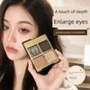 Four-Color Eyeshadow Palette 2025 New Model Pearlescent Matte Genuine Niche Brand Ins Affordable Student-Friendly Earth-Tone Eyeshadow