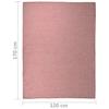 Flatweave Outdoor Rug, 120X170 Cm, Red