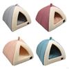 Cat House - Indoor Bed with Removable Cushion Pet Tent for Puppy, Rabbits, Hedgehogs, and Other