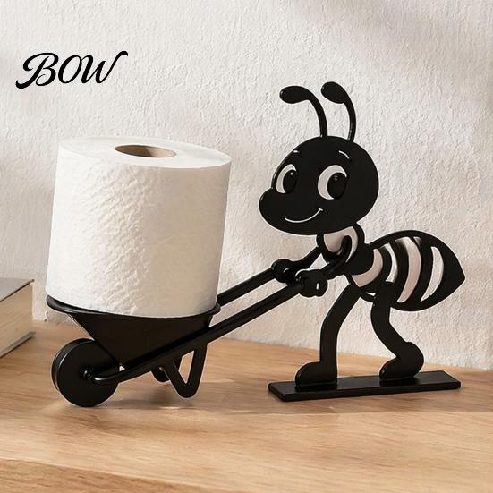 Decorative Figurine for Home 3D Printed Ant Paper Roll Holder, Towel Artistic Kitchen Tissue Stand Creative Tabletop Display Rack Decor Accents