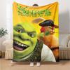 Shrek Theme Printed Blanket - Perfect for Couch, Bed, Travel & Outdoor Use | Machine Washable, Cozy & Durable.