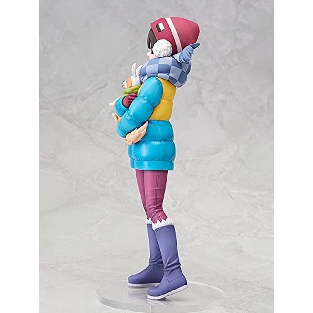 Wacoal Yuru Camp Ena Saito and Chikuwa 1/7 Scale Painted Plastic Figure