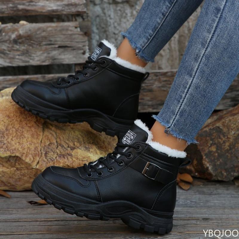 Women's Snow Boots  Autumn Winter Thick Warmth Simple Comfortable Versatile Short Boots for Women