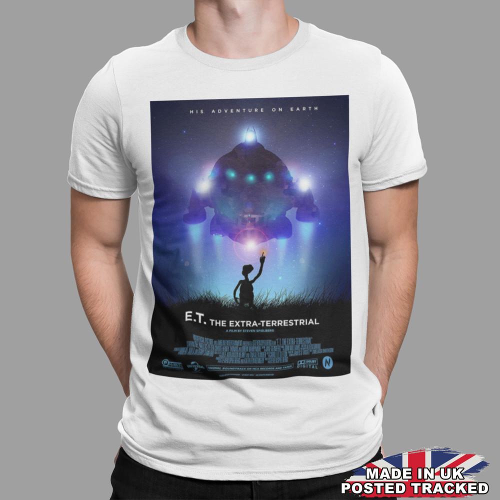 

ET EXTRA TERRESTIAL T-SHIRT MOVIE POSTER UNISEX COOL TEE RETRO UK GIFT Unisex T-Shirt S