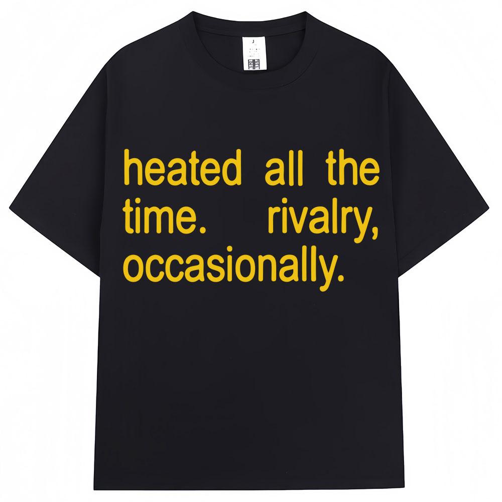 

Heated Rivalry Heated All The Time Graphic T Shirts Men Women Fashion Popular T-shirt Cozy Cotton Oversized Short Sleeve Unis... S разноцветный