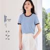 Women's Commuter Color-block Short Sleeve T-shirt