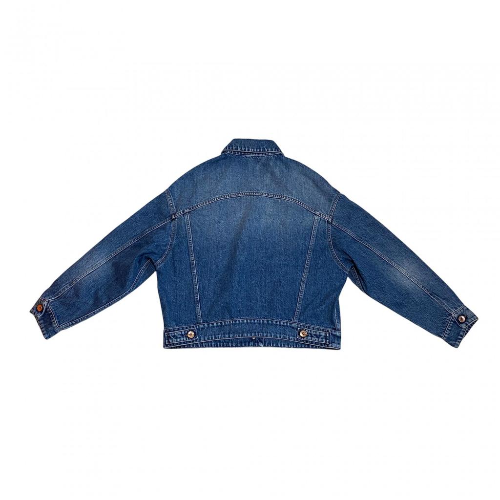 Jaqueta Jeans Brunello Cucinelli Usada azul algodão Mulher
