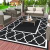 Modern Black & White Checkered Area Rug – Creative Indoor Carpet for Bedroom, Living Room & Home Decor, Non-Slip Floor Mat