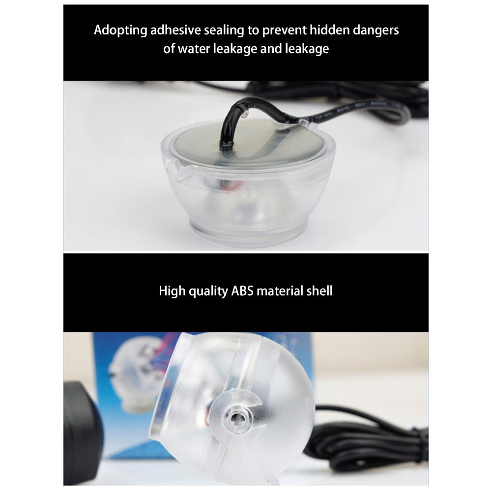 Aquarium Spotlight USB Colorful Gradient Diving Light LED Lamp Fish Tank Decorative Lamp For Romantic Fish Tank Battery Operated