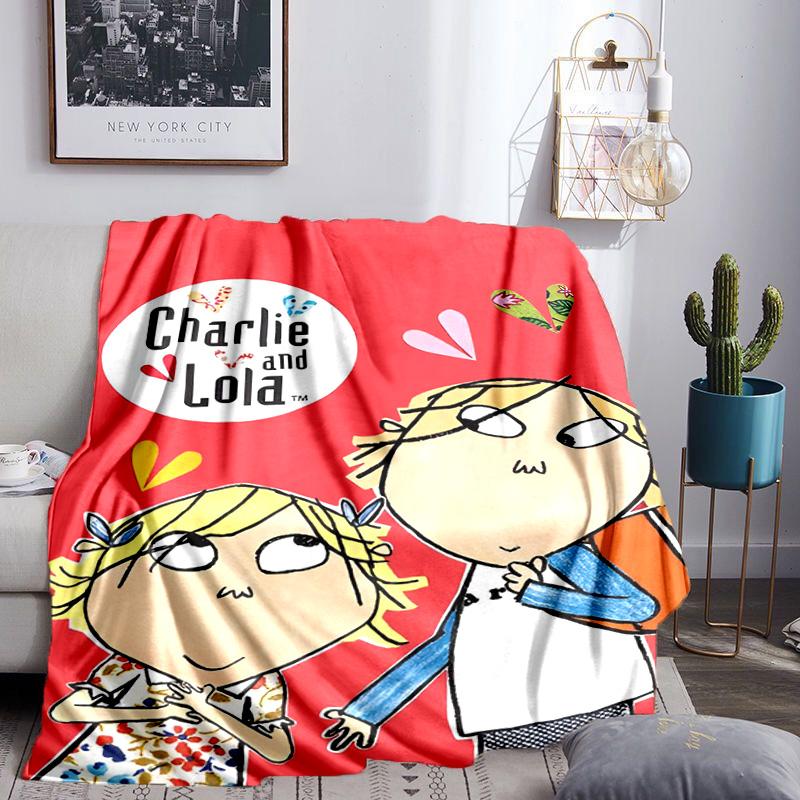 Lola Adventure Throws Blanket Flannel Blankets Plush for Couch Bed Gifts for Men Women Travel Picnic Blanket Christmas Fan Gifts
