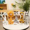 25Cm Simulation Jungle Animal Plush Toys Super Plush Stuffed Animal Toys Tiger Cat Lion Dog Dolls Room Decoration Kids Birthday Gifts