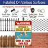 2D Flat, 1pc "Warning Lifeguard Is Drunk Again Swim At Your Own Risk" Aluminum Sign - Funny Pool Wall Decor Backyard Pool, Beach House, Pool Bar, Man