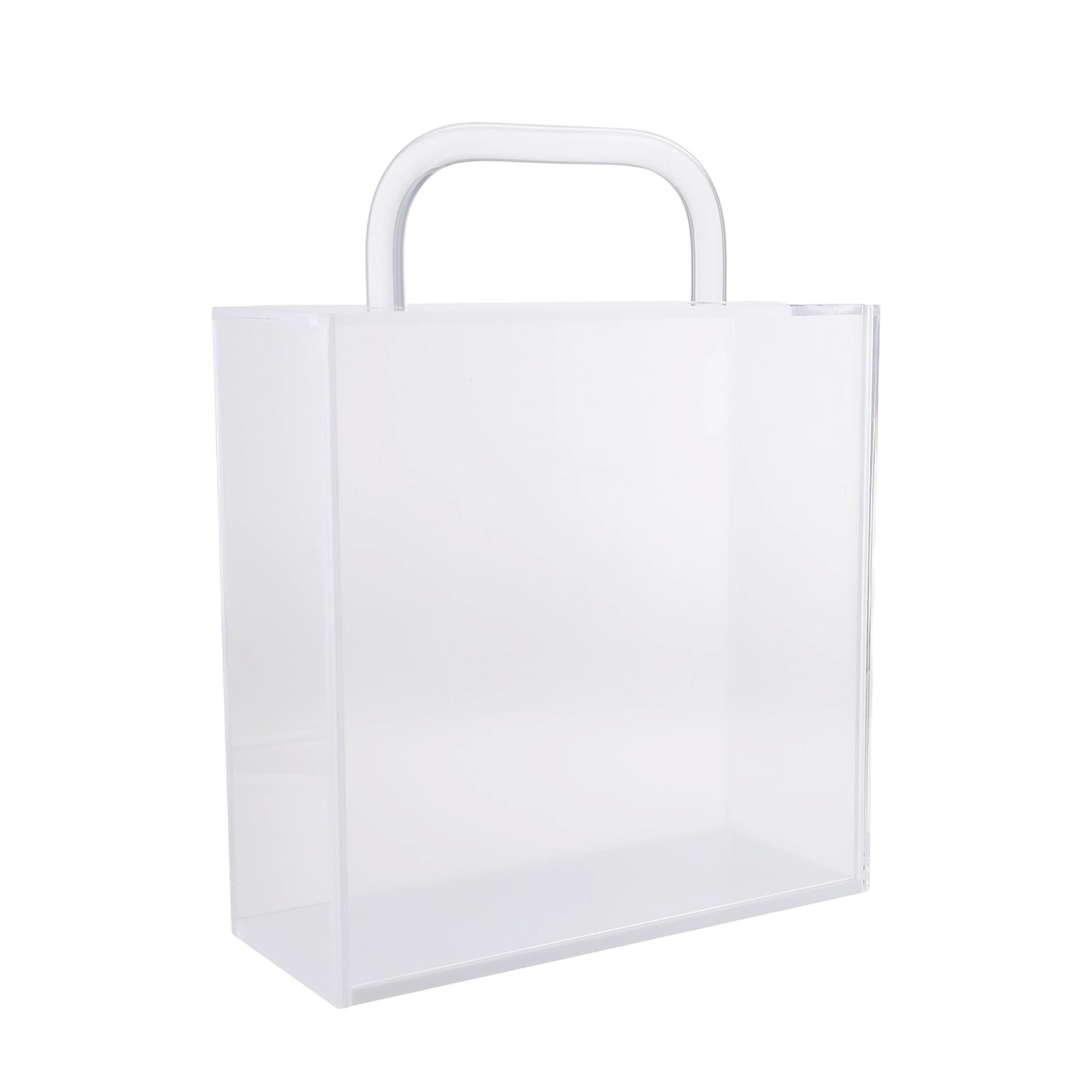 

Акриловые ручные цветочные коробки подарочные упаковочные пакеты с ручками многоразовые сумки для девичника подружки невесты свадьбы A