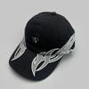 Heavy Industry High Quality Flame Flag Niche Baseball Cap Men'S And Women'S Shade Color Matching Personality Hip Hop Cap