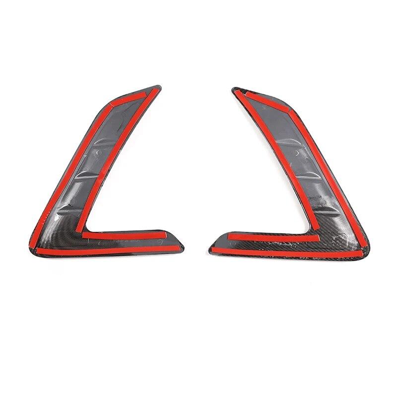 2PCS Car Exterior Side Body Air Outlet Cover Trim Fender Decorative Stickers Auto Accessories For BMW 3 Series G20 G28 -21