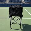 Chariot de Collection de Ballons avec Panier Zippé Stable pour Entraîneurs, Athlètes
