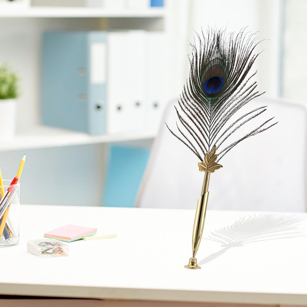 Vintage Retro Feather Dip Pen Stainless Steel Nibs Calligraphy Writing Pen Gift