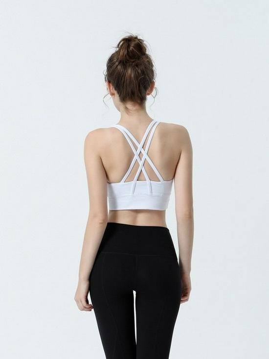 Women's Cross Back Shockproof Yoga Sports Bra - Breathable Summer Camisole