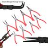 Carbon Steel Multifunctional Internal External Retaining Pliers, 5/6/7 Inch Hand Tool Snap Ring Circlip for All DIY Needs