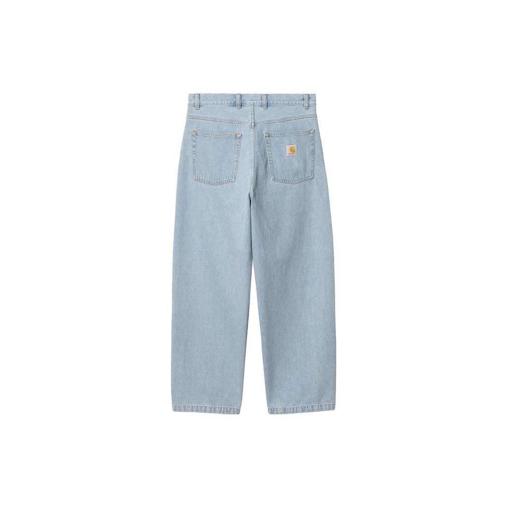 Carhartt WIP Brandon Pant Heavy Stone Bleached Blue Men Streetwear I031246-01-A3