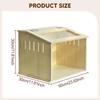 Wooden Hamster Cage with Ventilation Window Small Animal Habitat Brooder Box for Guinea Pig Chick Birds