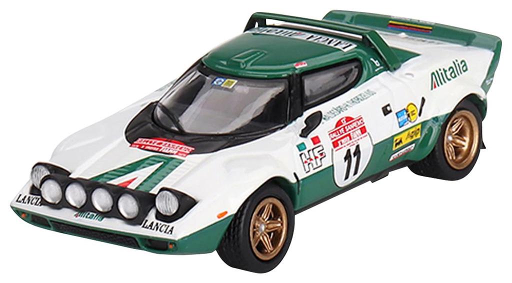 MINI GT 164 Lancia Stratos HF Rally San Remo 1975 Winner #11 (Left-hand drive) Finished product