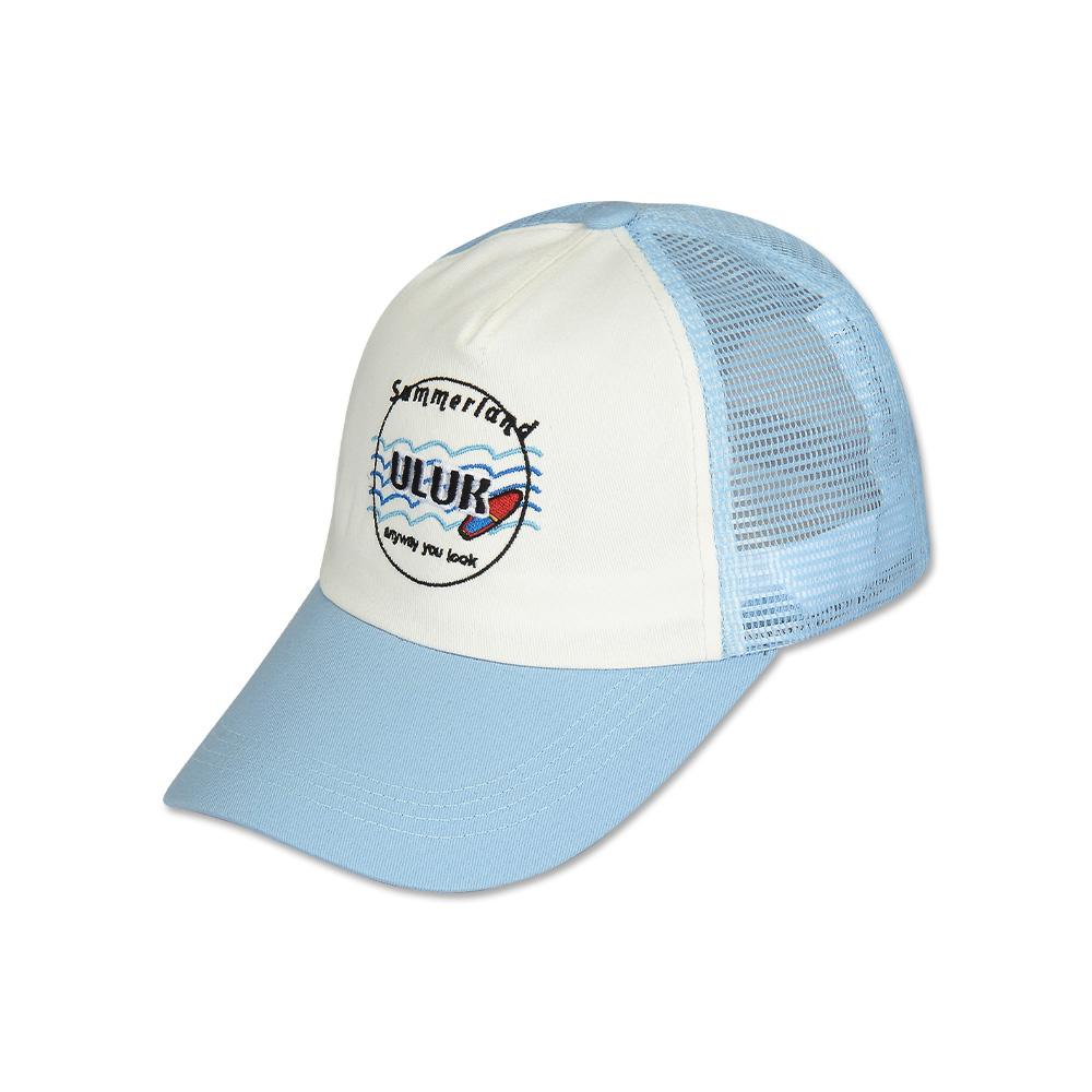 ULUK Summerland Embroidered Mesh Ball Cap_Sky Blue