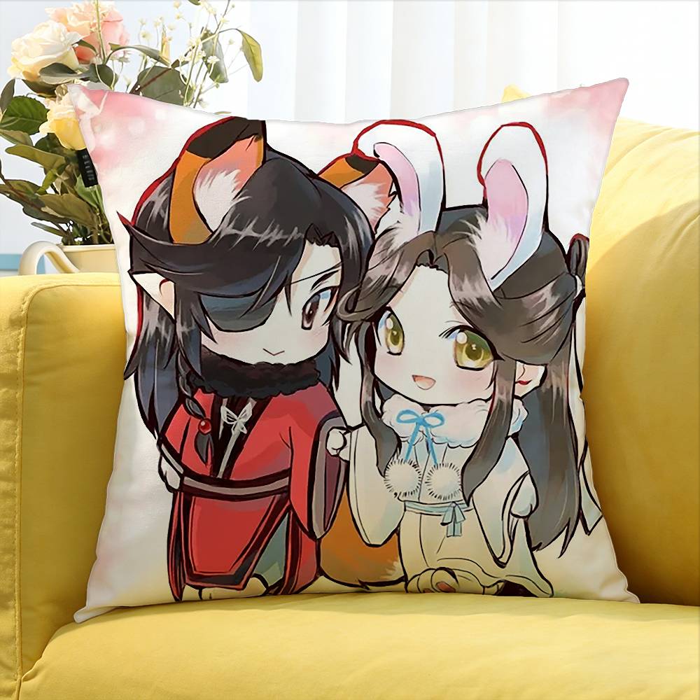 Heaven Officials World Various Sizes Square Pillow Case For Car Home Bedchamber Decor 30X30cm