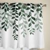 Rustic Leaves Plants Window Curtains for Living Room Bedroom Curtain Modern Kitchen Blinds Drapes Curtains