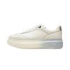 LiNing Leather 1990 Lace-Up Thick Sole Round Toe Low-Top Sneakers Women Sneakers ALHW018-1