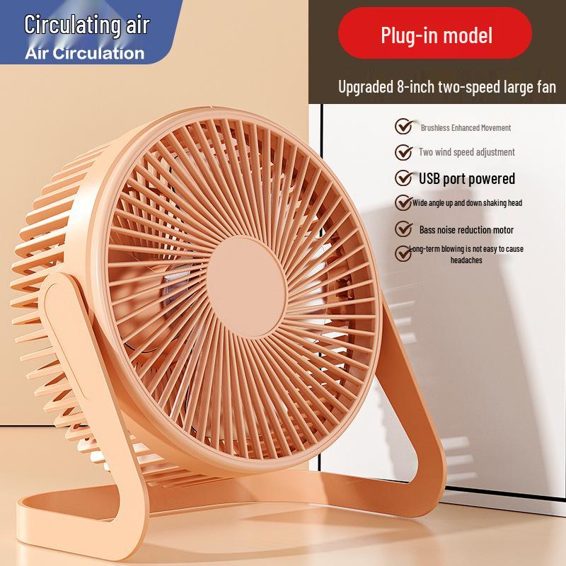 5-inch USB Mini Desktop Silent Fan for Office