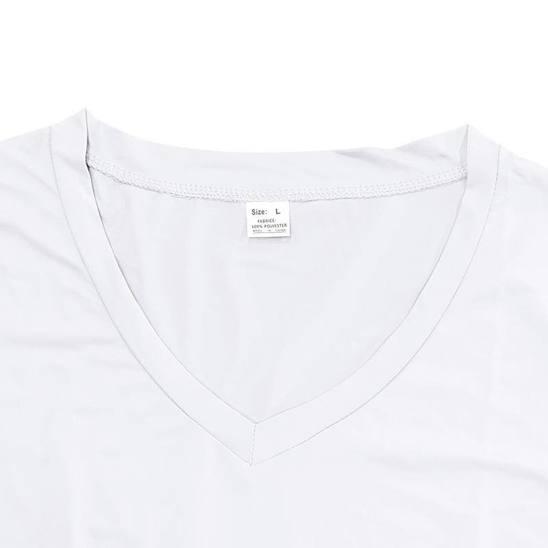 T-shirt Homme Style Américain Col en V Séchage Rapide Respirant Décontracté Sport Manches Courtes Homme