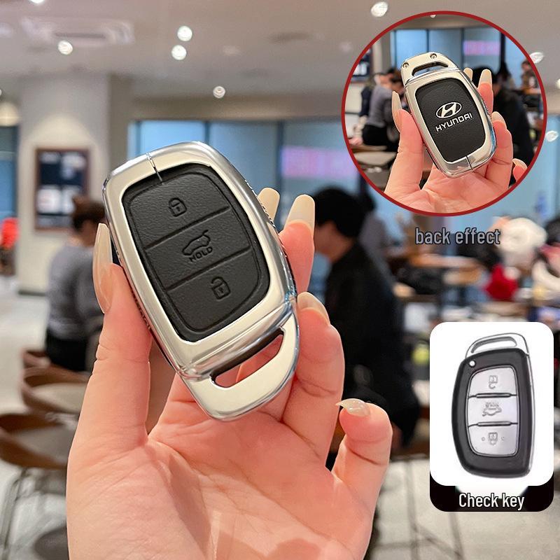 Hyundai Key Case Compatible with Mingtu, ix35, ix25, Langdong, Lingdong, Tusheng, Sonata 9, Reina Models