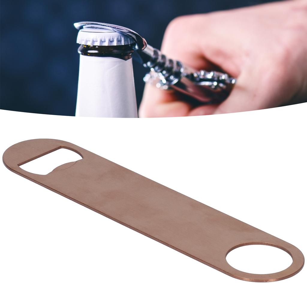 Bottle Opener Thickened Stainless Steel Beer Bottle Opener for Bar Bartenders Household