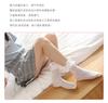 1 Pair Lace Mid Tube Socks Women's Lolita Retro Women's Love Jacquard Princess Sock White Breathable Anti Hook Silk Girls' Socks