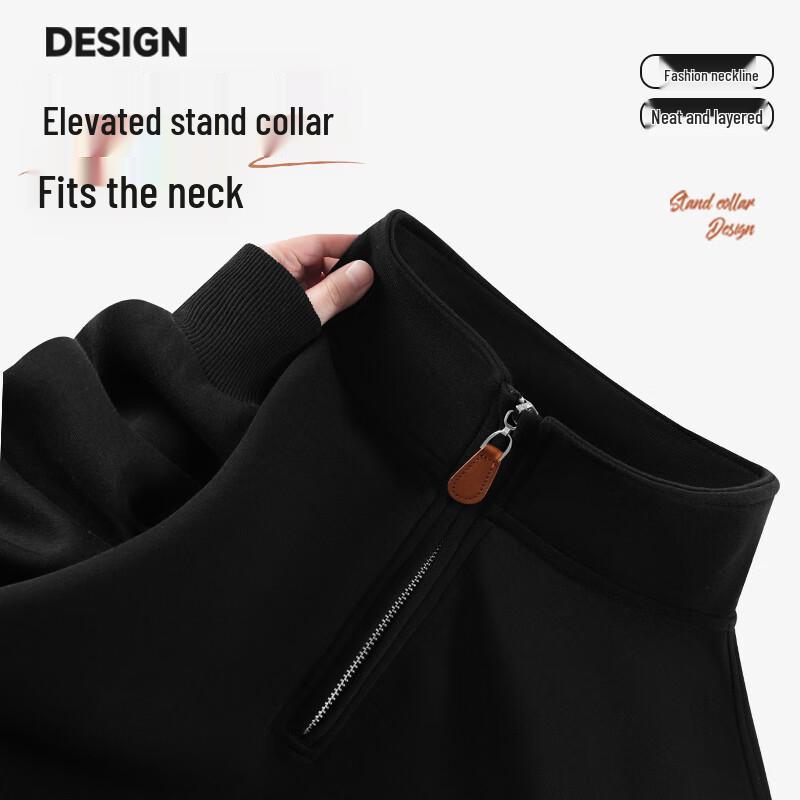 Jeanswest Men's Z Half-Zip Casual Hoodie