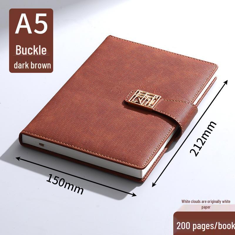 A5 Custom Logo Thickened Business Notebook Gift Set with Diary