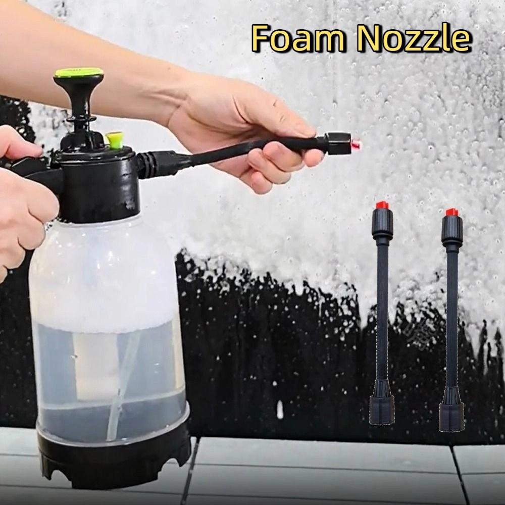 2pcs Long Foam Nozzle Windproof Car Wash Nozzle Fountain Spray Nozzle  Spray Bottle