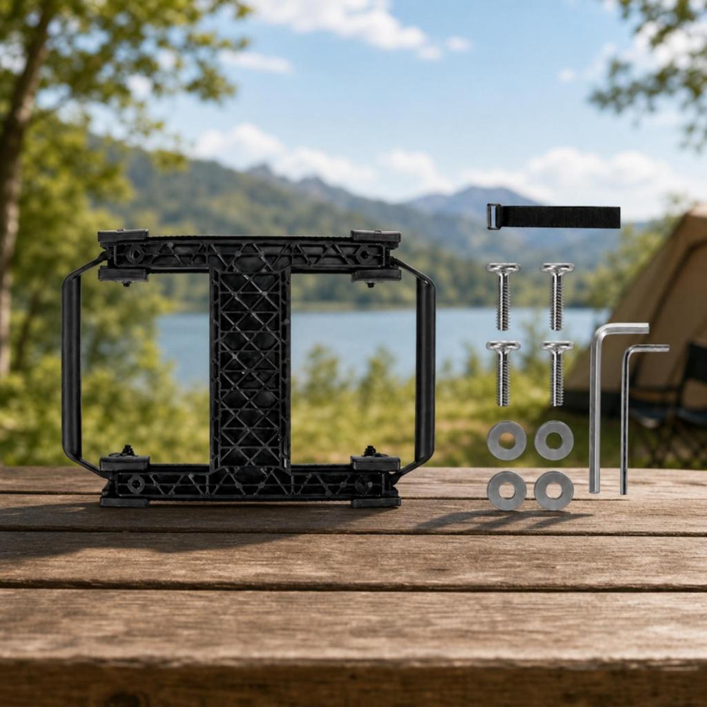 Mounting Bracket with Quick-Release Removable Hardware Black for Commuters