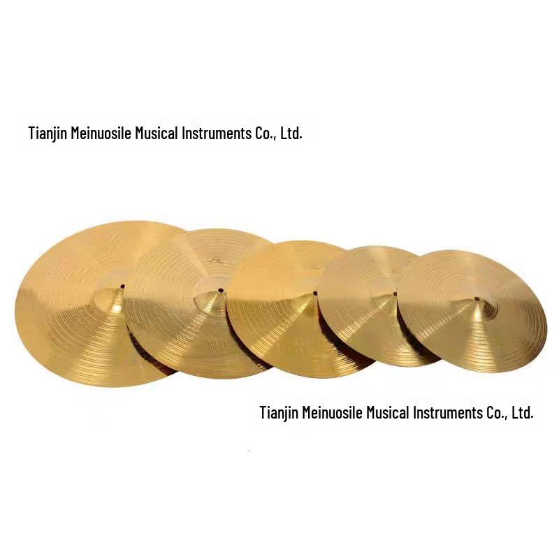 18" Heavy Crash Cymbal & 20" Hi-Hats with Suspended Crash, Oblique Cymbal Stand, and Holder.